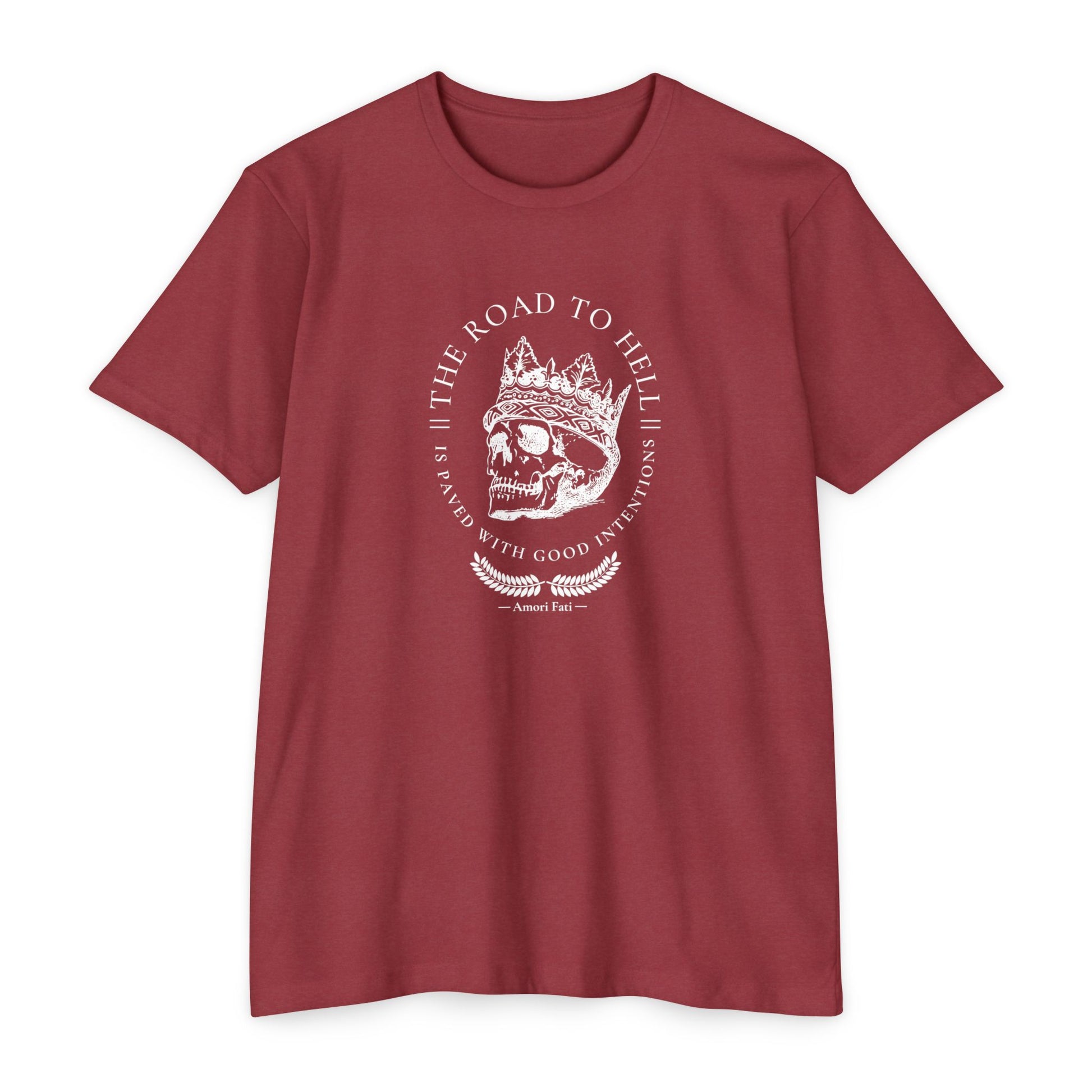 Motivational Gym Tee | Stoic Fitness Shirt for Men | Good Intentions Shirt