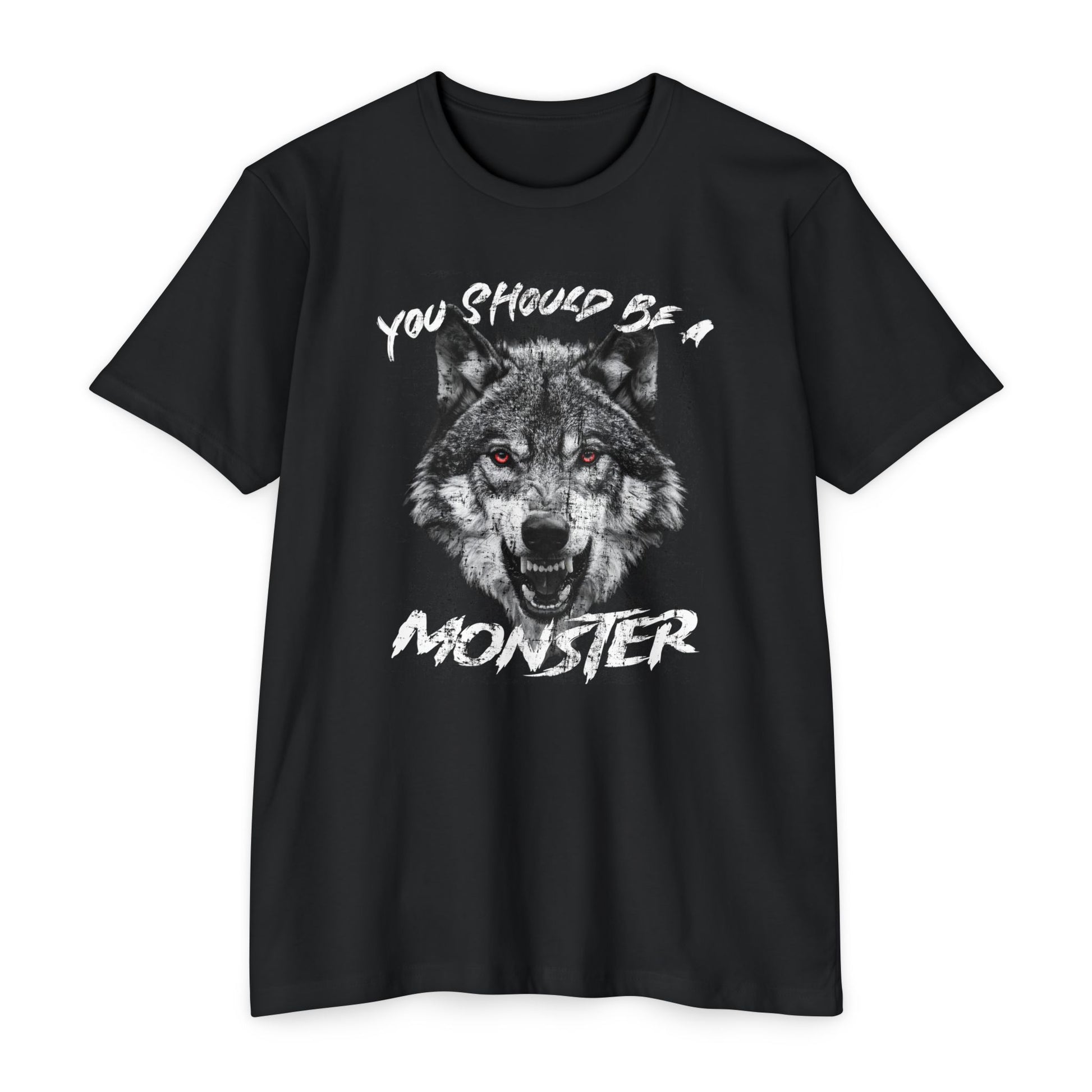 Motivational Gym Tee for Men | Alpha Mindset Tee | Be a Monster