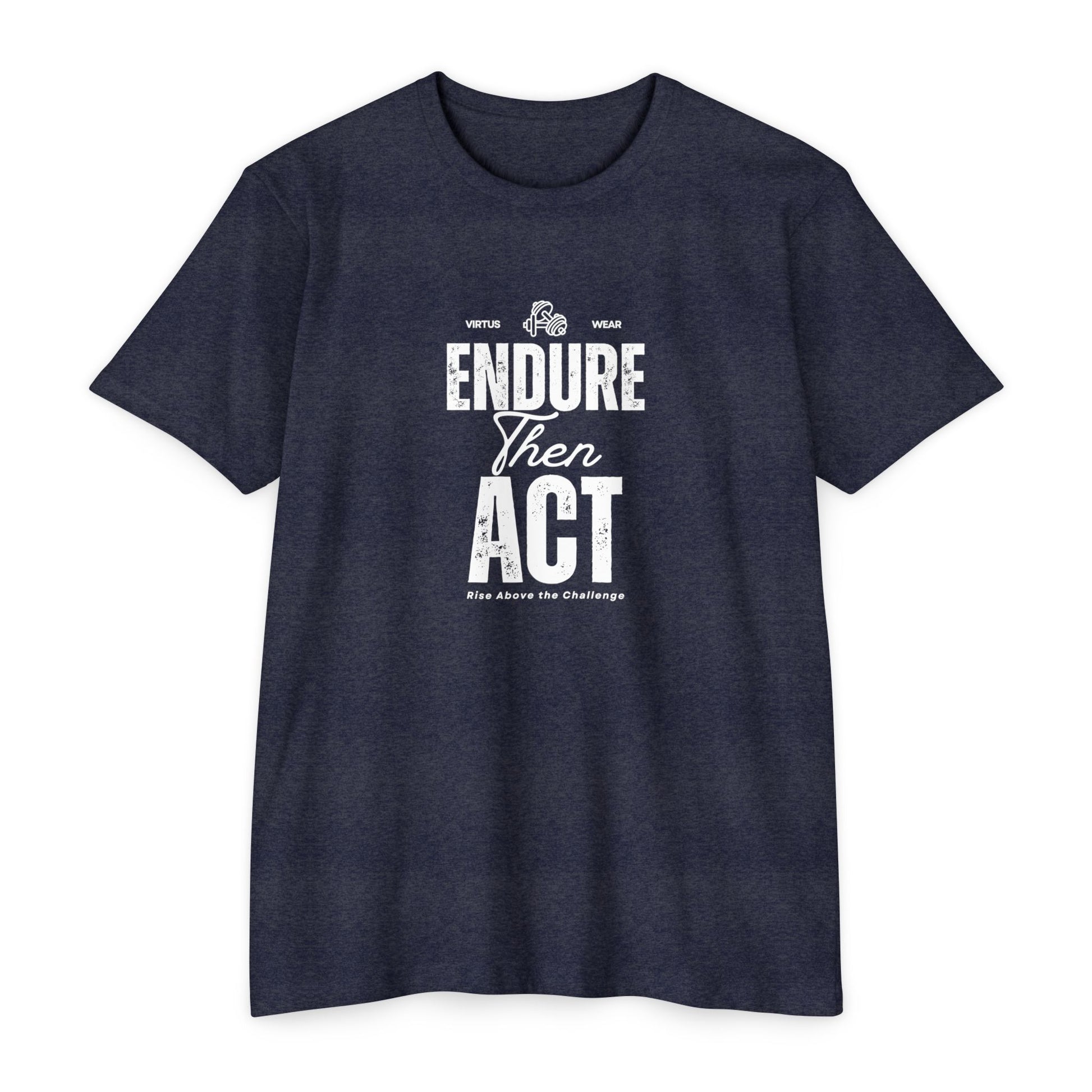 Stoic Strength Tee | Shirt for Men | Workout Motivation | Endure Than Act