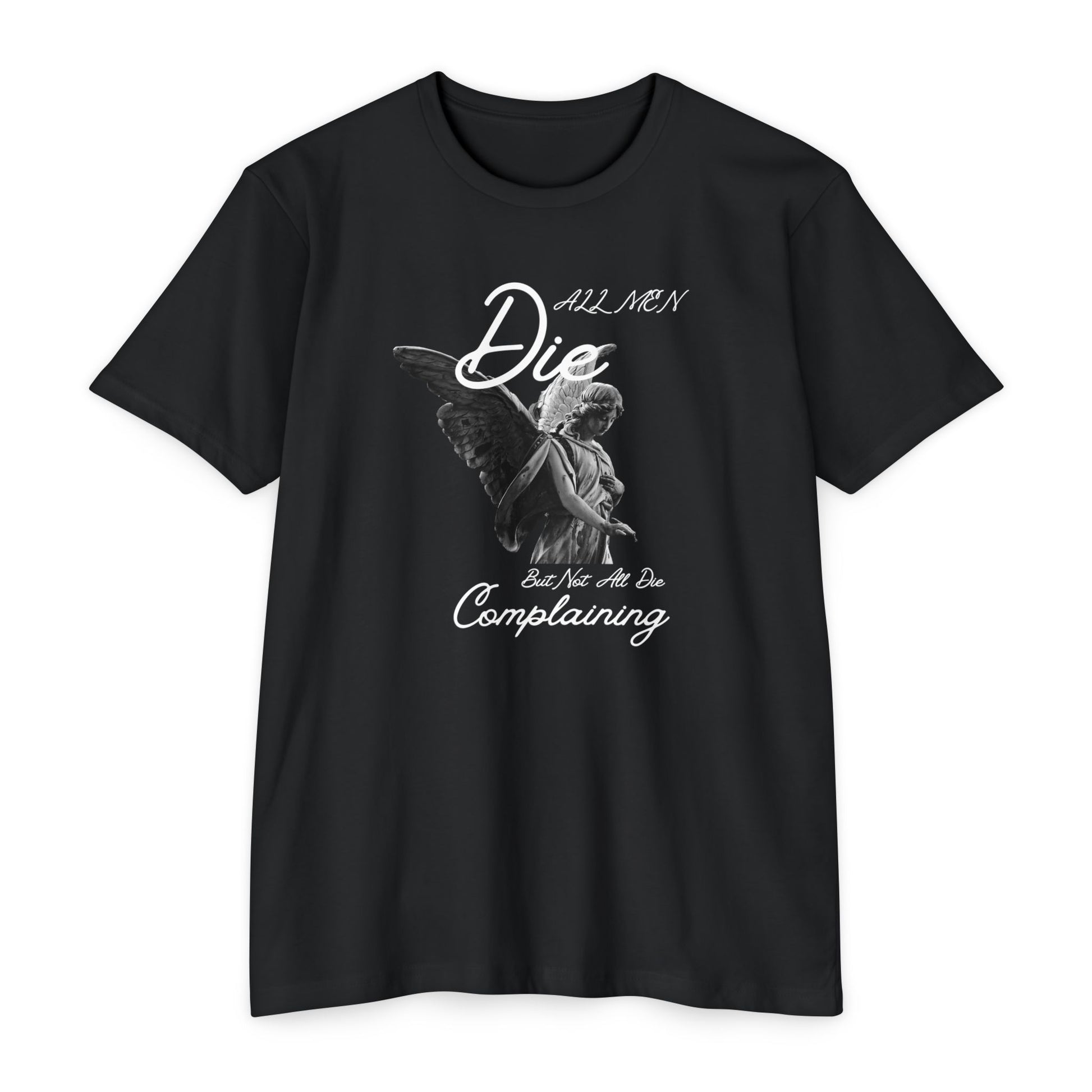 Stoic Motivational Tee for Men | Mens Gym Shirt | Die Complaining Shirt