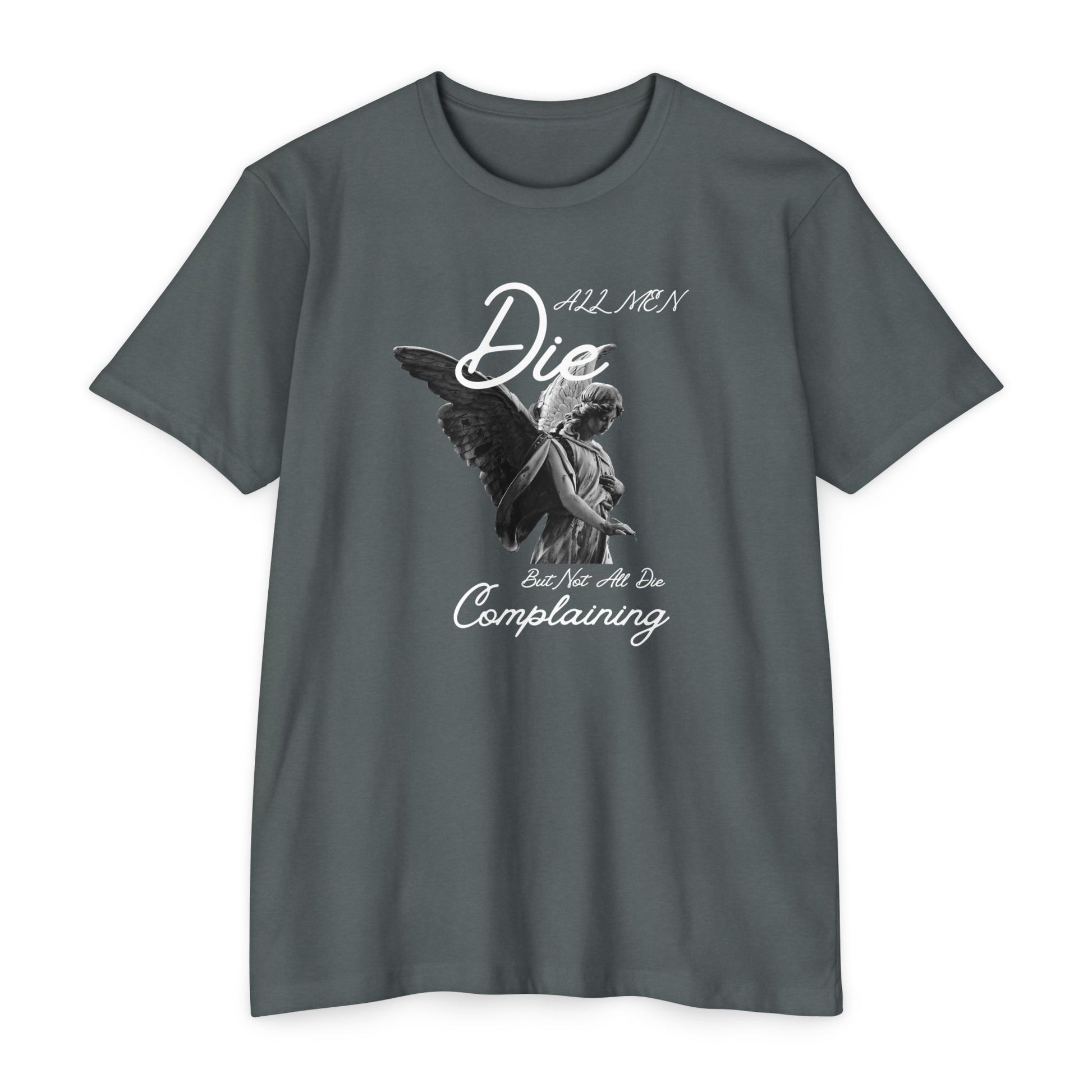 Stoic Motivational Tee for Men | Mens Gym Shirt | Die Complaining Shirt