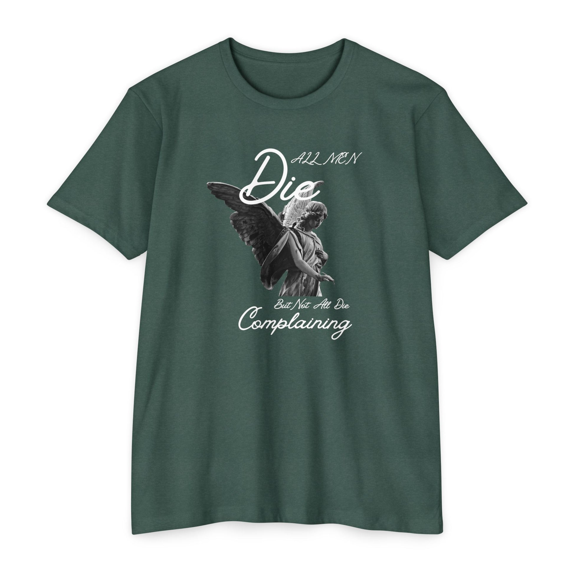 Stoic Motivational Tee for Men | Mens Gym Shirt | Die Complaining Shirt