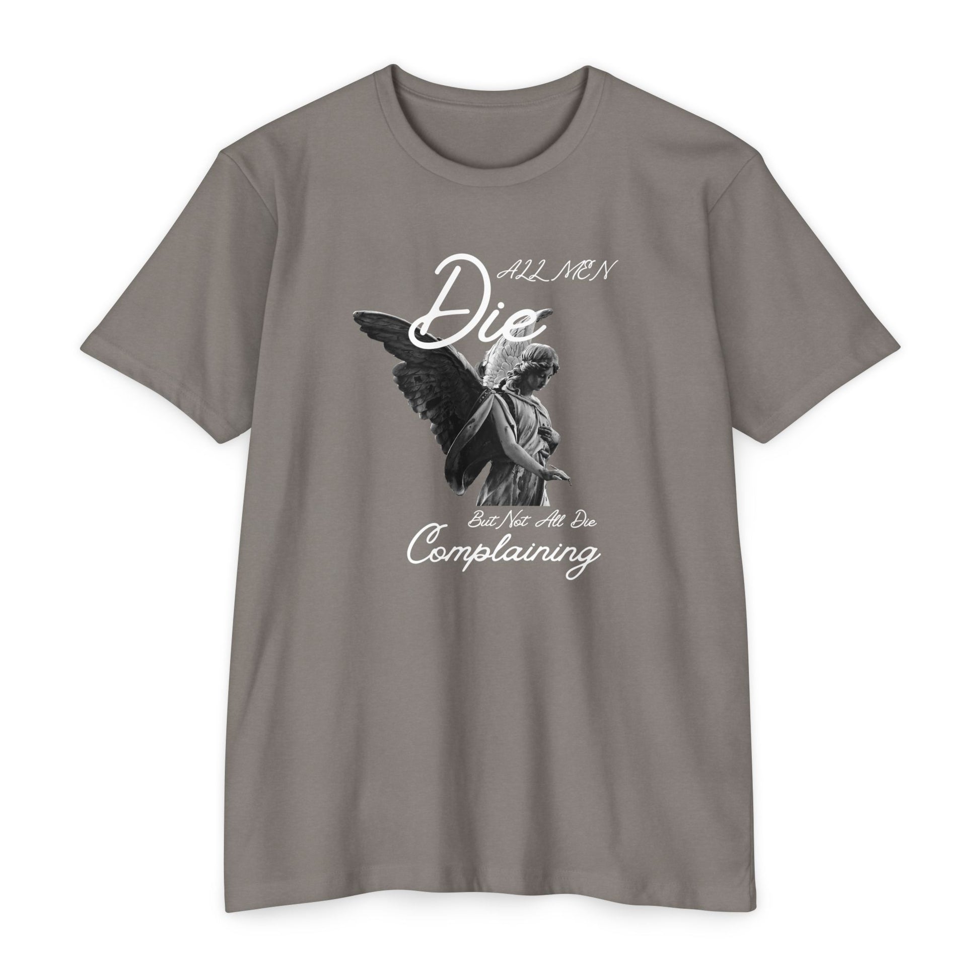 Stoic Motivational Tee for Men | Mens Gym Shirt | Die Complaining Shirt