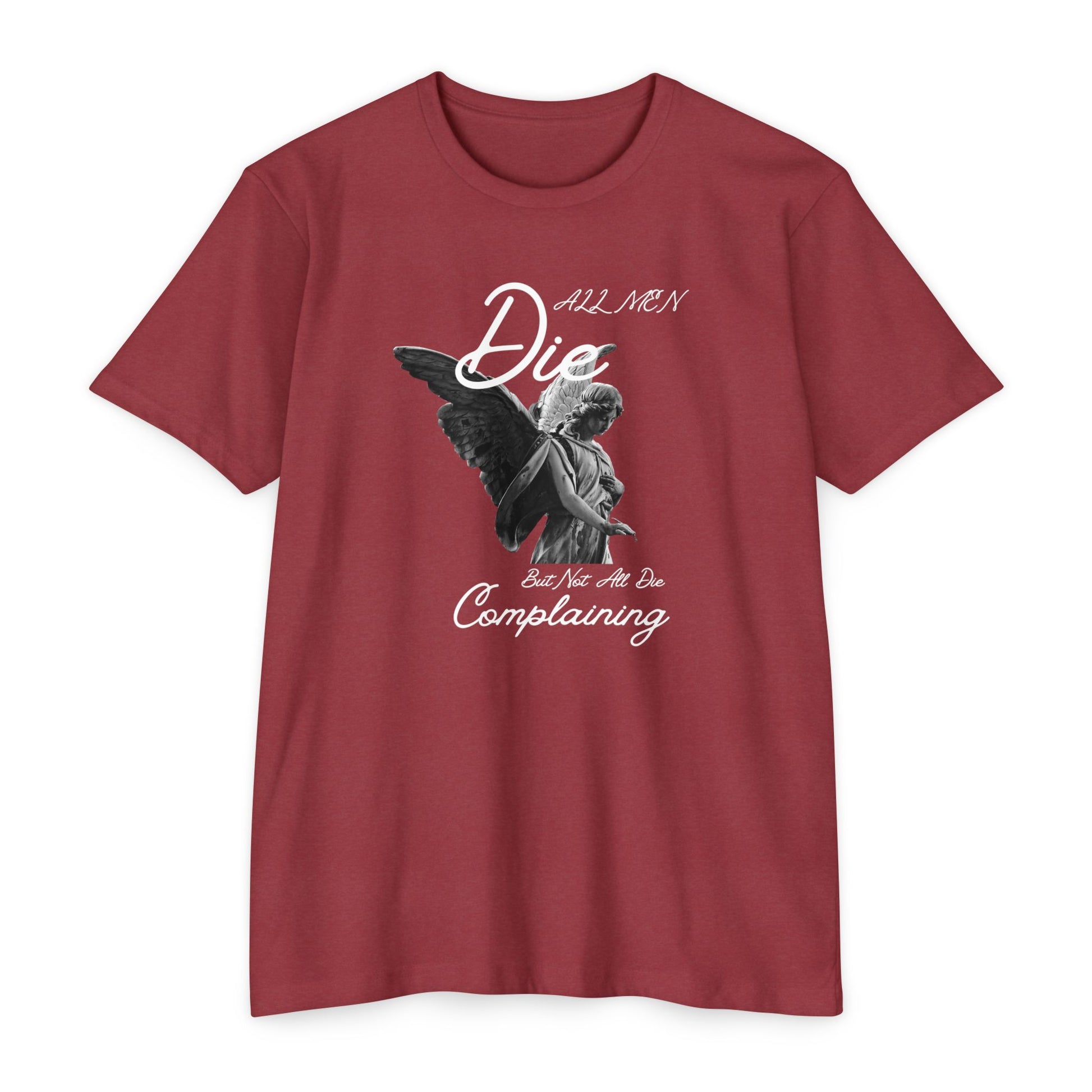 Stoic Motivational Tee for Men | Mens Gym Shirt | Die Complaining Shirt